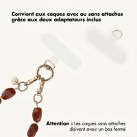 Selencia Dragonne Satin Crush - Brown