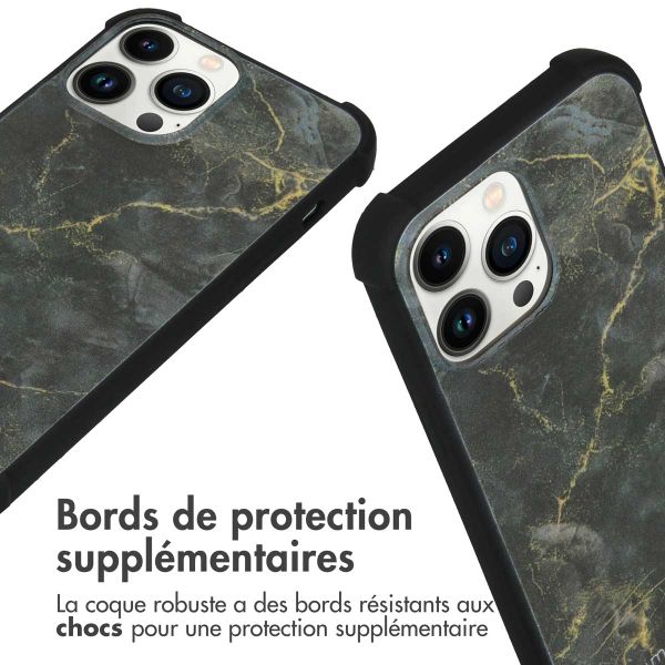 imoshion Coque Design avec cordon iPhone 13 Pro Max - Black Marble