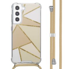 imoshion Coque Design avec cordon Samsung Galaxy S21 FE - Beige Graphic