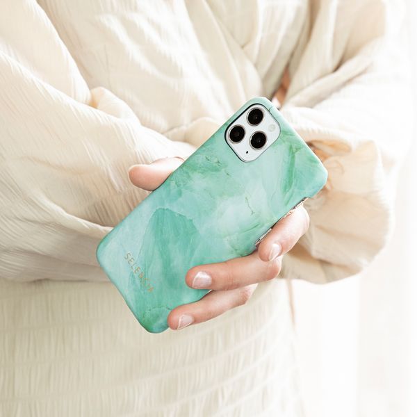 Selencia Coque Maya Fashion iPhone 11 - Marble Green