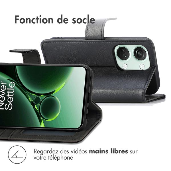 imoshion Étui de télephone portefeuille OnePlus Nord 3 - Noir