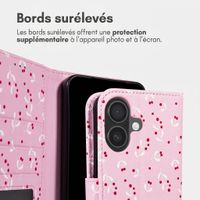 imoshion Étui de télephone portefeuille Design Apple iPhone 17 - Blush Berries