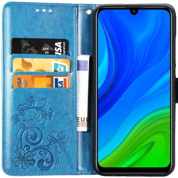 Etui de téléphone Fleurs de Trèfle Huawei P Smart (2020)