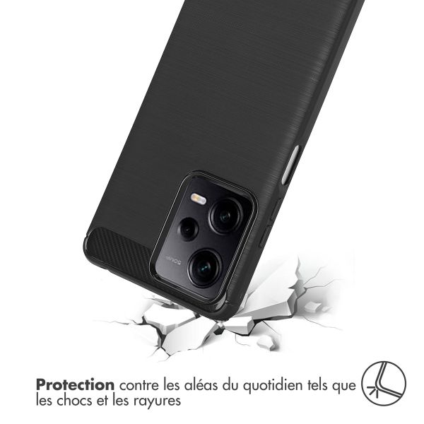 imoshion Coque Brushed Xiaomi Redmi Note 12 Pro / Xiaomi Poco X5 Pro 5G - Noir