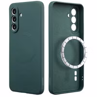 imoshion Coque Couleur avec MagSafe Samsung Galaxy A56 - Vert foncé