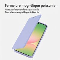 imoshion Bookcase transparente avec MagSafe Samsung Galaxy A57 (5G) - Lilas