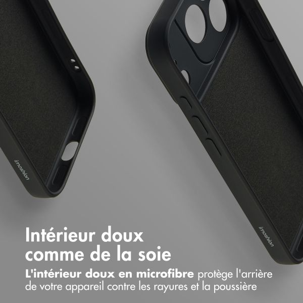 imoshion Coque Couleur avec MagSafe Apple iPhone 17 Pro Max - Noir