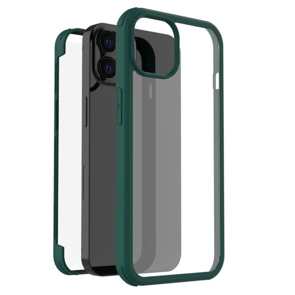 Accezz Coque de protection intégrale à 360° iPhone 14 Pro - Vert