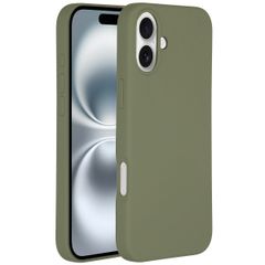 Accezz Coque Liquid Silicone avec MagSafe Apple iPhone 16 Plus - Cooper Green