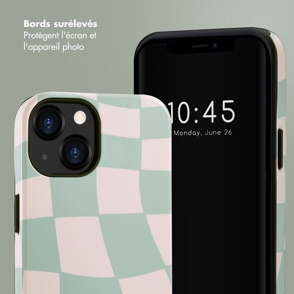 Selencia Coque arrière Vivid Apple iPhone 13 - Groovy Sage Green