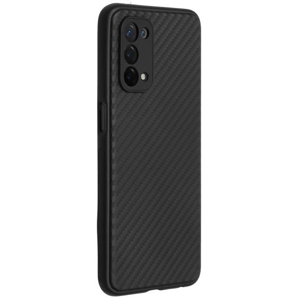 Coque silicone Carbon Oppo A74 (5G) / A54 (5G) - Noir