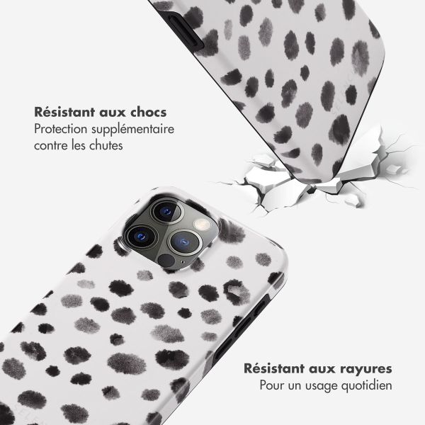 Selencia Coque arrière Vivid Tough iPhone 15 Pro Max  - Trendy Leopard