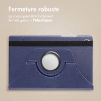 imoshion Coque tablette rotatif à 360° Samsung Galaxy Tab S6 Lite (2020/2022/2024)  - Bleu foncé