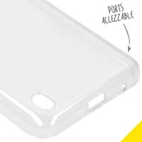Accezz Coque Clear Motorola Moto G8 Power Lite - Transparent