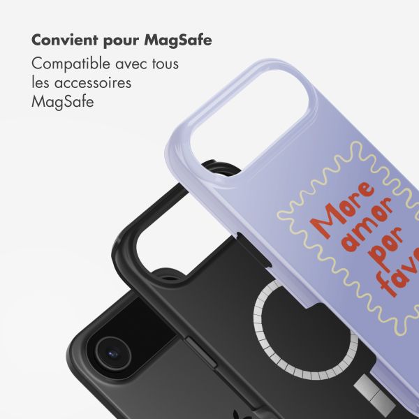Selencia Coque arrière Vivid avec MagSafe Apple iPhone Air - More Amor