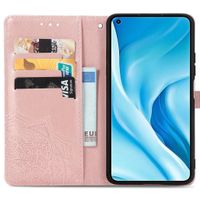 imoshion Etui de télephone Mandala Xiaomi Mi 11 Lite (5G/4G) / 11 Lite 5G NE - Rose Doré