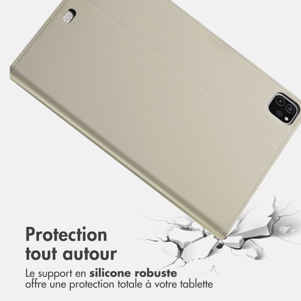 Accezz Coque tablette Classic Apple iPad Pro 11 (2018/2020/2021/2022) / Air 5 (2022) / Air 4 (2020) - Greige