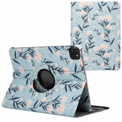 imoshion Coque tablette Design rotatif à 360° Apple iPad Pro 11 (2022 / 2021 / 2020 / 2018) - Flowers