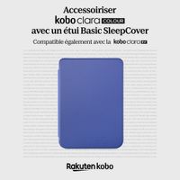 Kobo Etui de liseuse Basic SleepCover Kobo Clara Colour / BW - Cobalt Blue