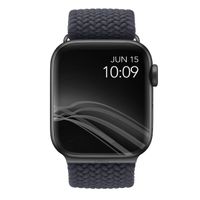 Uniq Bracelet tressé Aspen Apple Watch Series 1 t/m 11 / SE / Ultra (44/45/46/49 mm) - Granite Grey