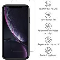 Selencia Protection d'écran en verre trempé iPhone 12 (Pro) / 11 / Xr