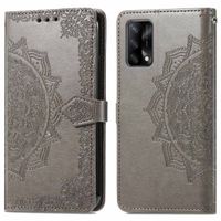 imoshion Etui de téléphone Mandala Oppo A74 (4G) - Gris