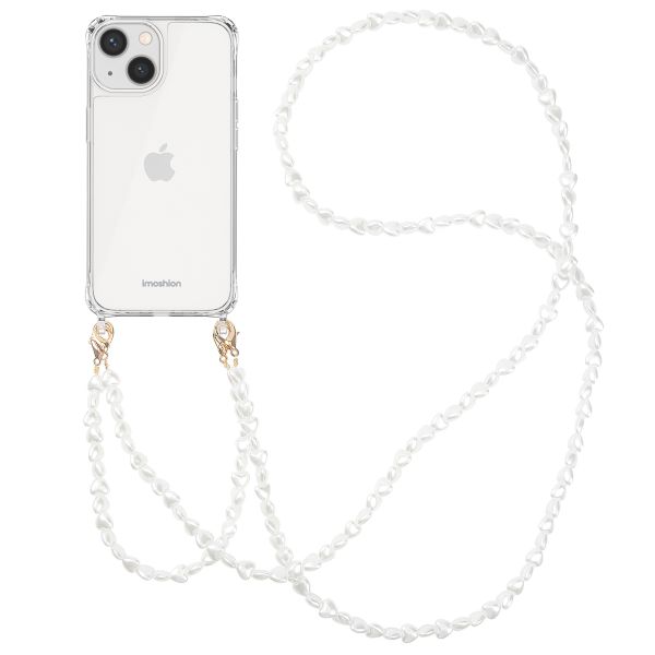 imoshion Coque avec dragonne + ﻿bracelet iPhone 14 - Perles cœurs