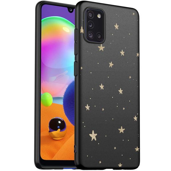 imoshion Coque Design Samsung Galaxy A31 - Etoiles / Noir