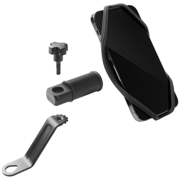 Bone ﻿ Support de téléphone pour scooter universel Bike Tie 4 - Noir