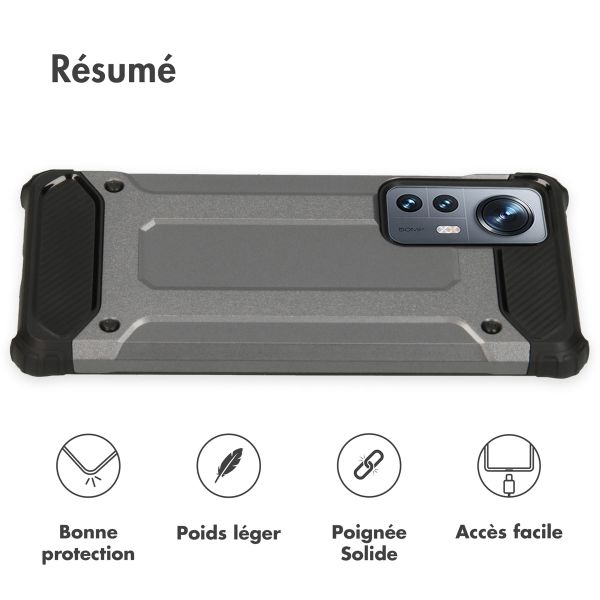 imoshion Coque Rugged Xtreme Xiaomi 12 / 12X - Gris foncé