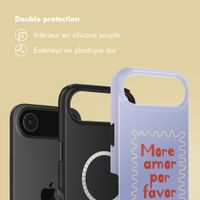 Selencia Coque arrière Vivid avec MagSafe Apple iPhone Air - More Amor