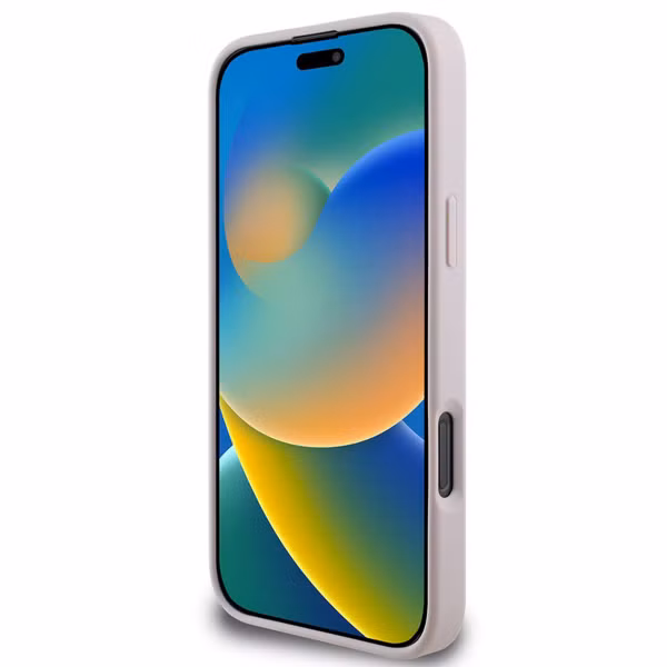 Guess Coque 4G Metal Logo Backcover Apple iPhone 16 Pro - Rose