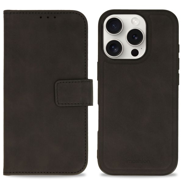 imoshion Etui de télephone luxe 2-en-1 amovible Apple iPhone 16 Pro - Noir