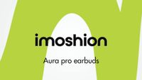 imoshion ﻿Écouteurs Aura Pro - Écouteurs sans fil - Écouteurs sans fil Bluetooth - Avec fonction de réduction du bruit ANC - Blanc