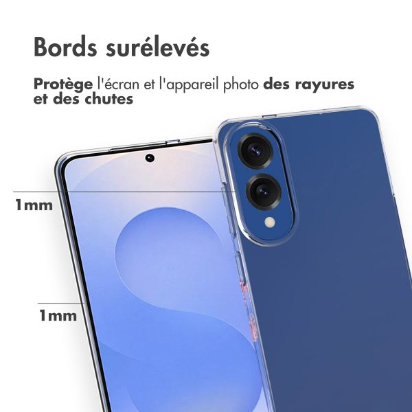 Accezz Coque Clear Samsung Galaxy S25 Edge - Transparent