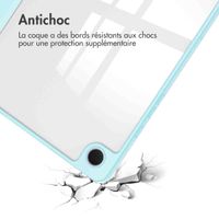 imoshion Coque tablette rigide Trifold Samsung Galaxy Tab A9 Plus - Bleu clair