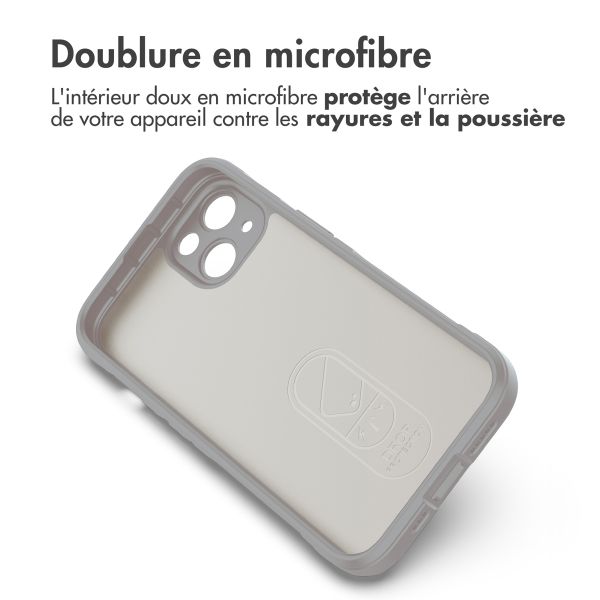 imoshion Coque arrière EasyGrip iPhone 13 - Gris