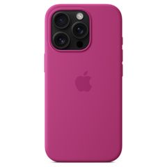 Apple Coque en silicone MagSafe iPhone 16 Pro - Fuchsia