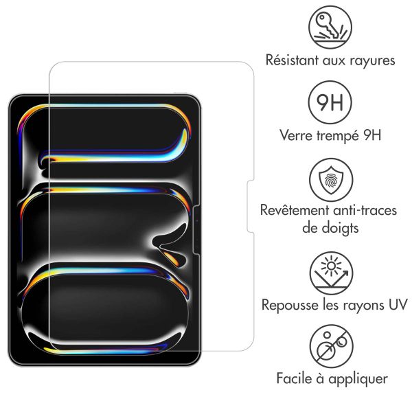 imoshion Protection d'écran en verre trempé iPad Pro 11 (2024) M4 - Transparent