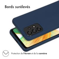 imoshion Coque Couleur Samsung Galaxy A33 - Bleu foncé