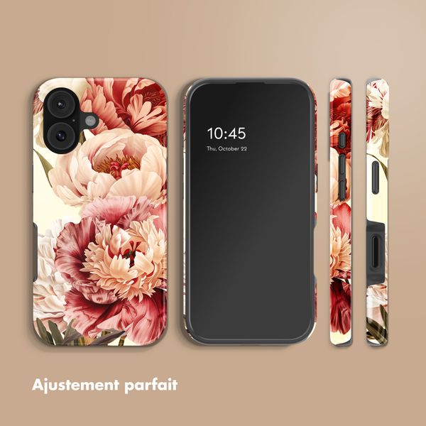 Selencia Coque arrière Vivid Apple iPhone 17 - Vintage Peony