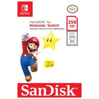 SanDisk microSD Nintendo Switch - 256GB - Star