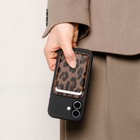 Selencia Porte-cartes Sabi avec MagSafe - Mocha Brown