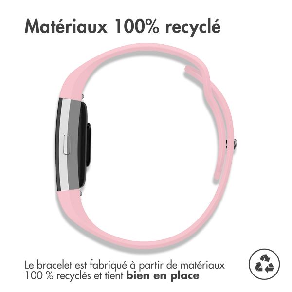 imoshion Bracelet sportif en silicone Fitbit Charge 2 - Rose  /  Menthe verte