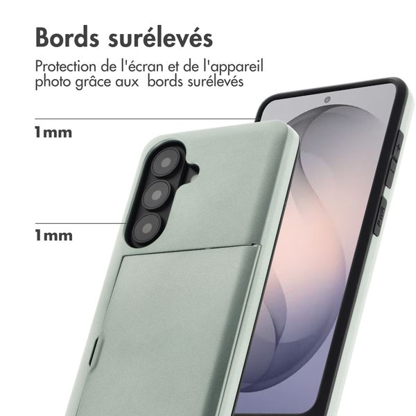 imoshion Coque arrière avec porte-cartes Samsung Galaxy S26 - Vert