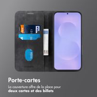 imoshion Étui de téléphone portefeuille Slim Samsung Galaxy S26 - Noir