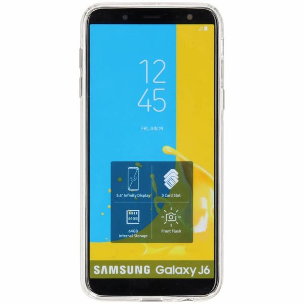 Coque silicone Samsung Galaxy J6 - Transparent