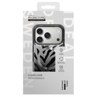 iDeal of Sweden Coque MagSafe transparente limitée Apple iPhone 17 Pro - Zebra Mystique