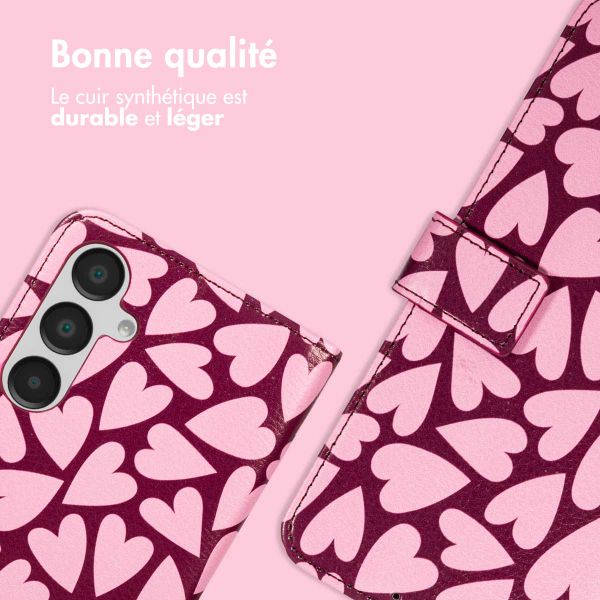 imoshion Étui de télephone portefeuille Design Samsung Galaxy A16 - Hearty Blush