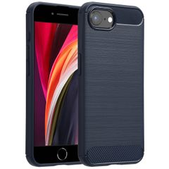 imoshion Coque Brushed iPhone SE 4 - Bleu foncé